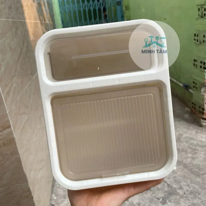 Hộp Đựng Giấy Vệ Sinh 2 Tầng Có Ngăn Kéo Gắn Tường. Kệ Đựng Đồ Nhà Tắm Toilet Đa Năng Ngăn Nước Kèm Miếng Dán Dính Tường 4