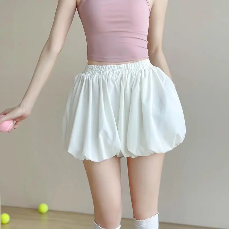Quần đùi nữ bí phồng, Quần Short nữ dáng bí chất voan đẹp mềm mặc xinh - Seventeen 3