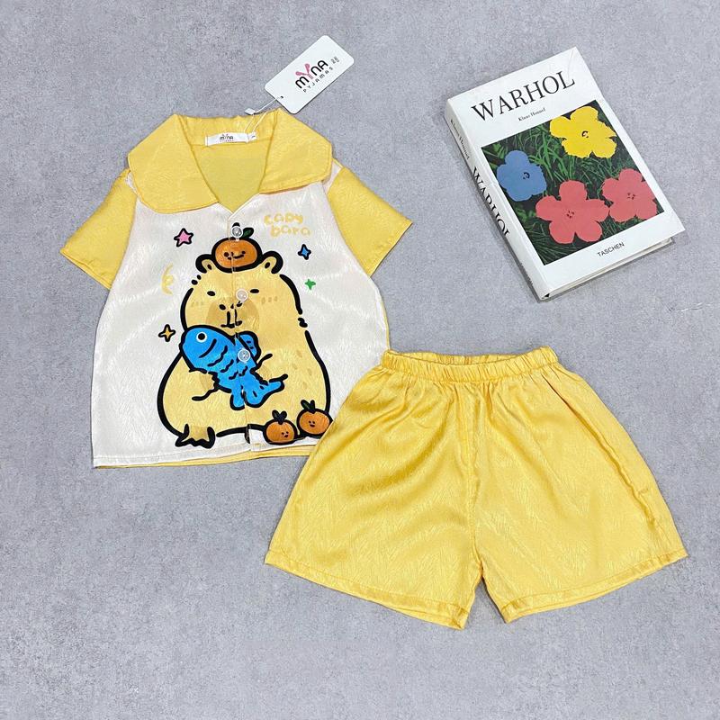 Đồ bộ CỘC ĐÙI, Đồ ngủ cho bé gái Tay NGẮN, QUẦN ĐÙI, Bộ Pijamas ĐÙI cho Bé ,  size từ 8-40kg 8