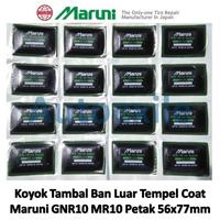 Gambar Koyok Tambal Ban Luar Radial Tire Patch Maruni GNR10 MR10 Petak 56x77mm 16buah Tip Top GNR-10 MR-10 Dinding Samping Sudut Tapak Tanpa Masak Made in Japan - Hitam Hijau dari Autoexile Kota Medan 1 Tokopedia