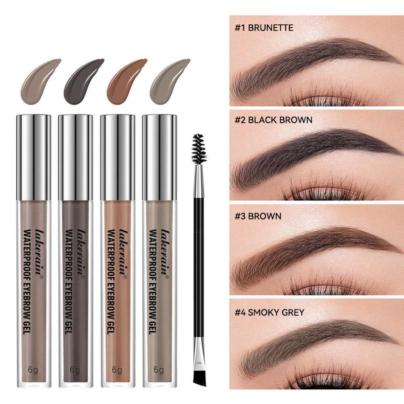 Product Introduction of Lakerain Waterproof Eyebrow Gel Long Lasting Liquid Eyebrow Tatoo Makeup Set Smooth Brow Gel 25