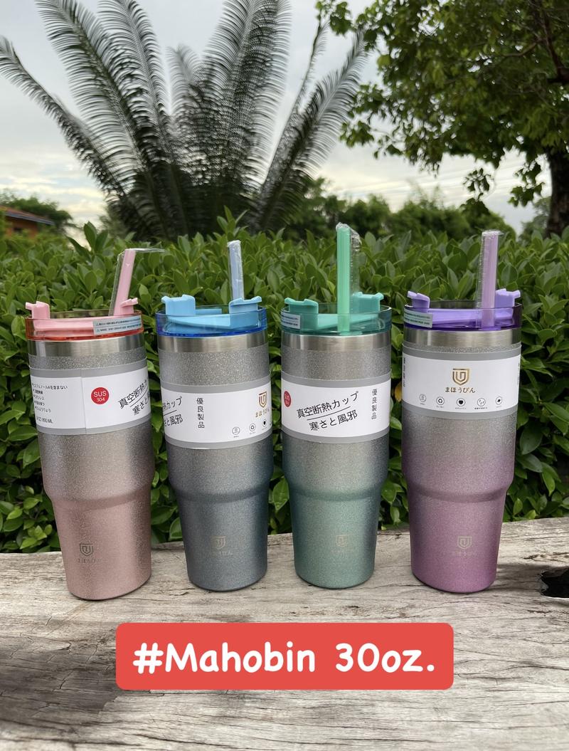 Product Introduction of Mahobin แก้วเก็บอุณหภูมิ แก้ววิ้งค์(รุ่นแรก) 39oz./890ml. 4