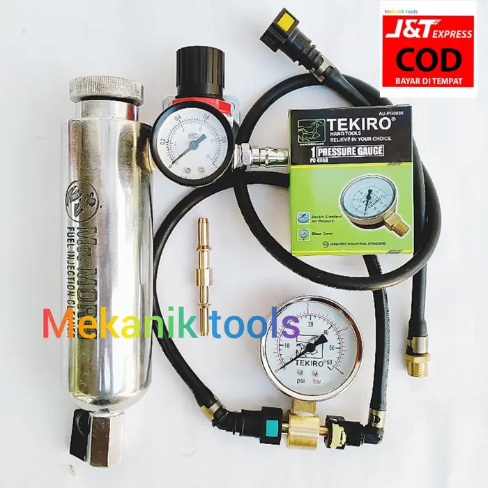 Alat Servis INJECTOR INJEKSI Tester fuelpump Pressure Gauge