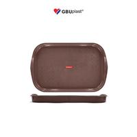 Gambar GBUplast Fiona Nampan Baki Saji Serbaguna 40 x 27 cm Food Tray Piring Teh dan Kopi NP-002 - ABU-ABU dari GBUplast Houseware Kota Tangerang 5 Tokopedia