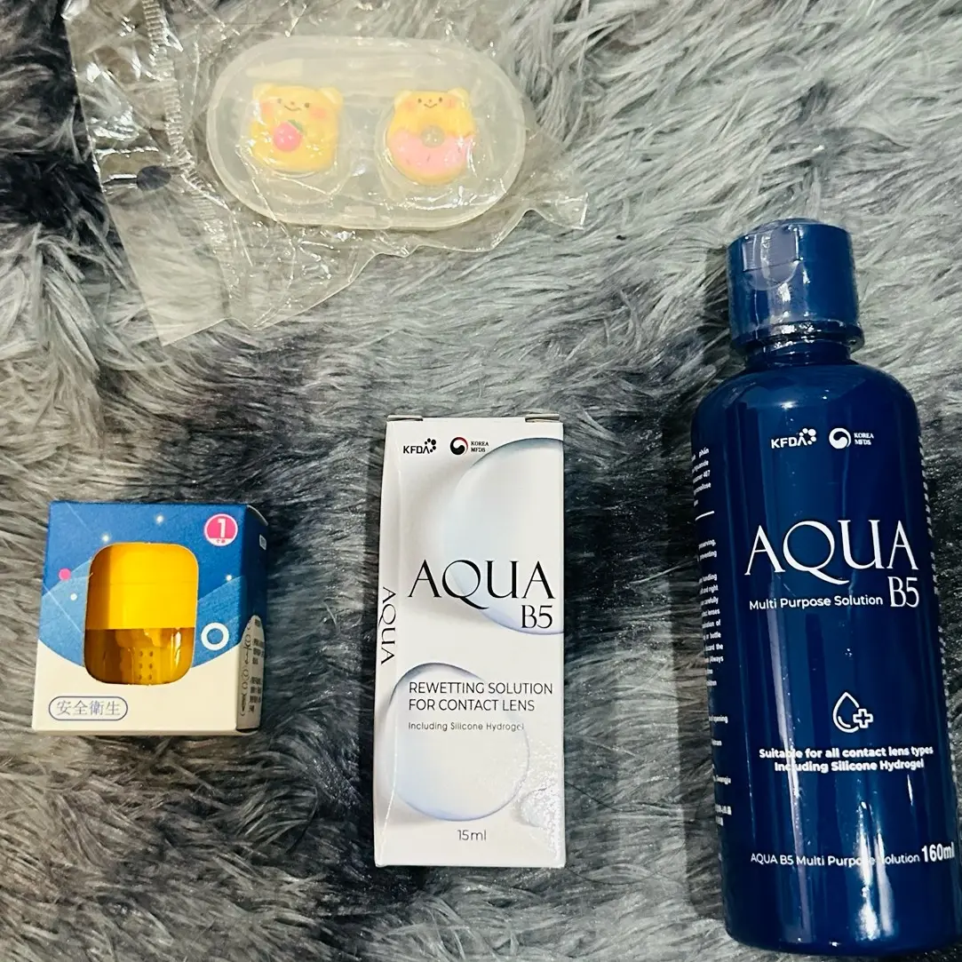 [ Combo ]Nước Ngâm Lens 160ml 360ml + Nhỏ Mắt + Cóc Rửa Lens + Khay CHARM loại tốt Diệt vi trùng Đa năng Chất diệt khuẩn
