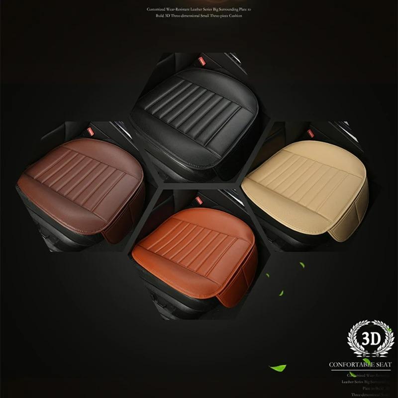 Product Introduction of Universal Auto Car Seat Covers Protector Pad  Breathable PU Leather Car Front Rear Seat Cover High-quality Auto Seat Cushion 3 Colors 10
