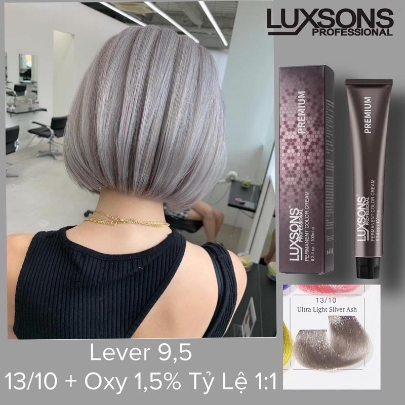 Màu nhuộm tóc luxsons Không mùi Bền màu Không chứa silicon Đổi Màu Tóc Nữ nam 5