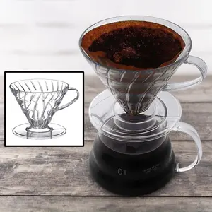 Baristar Filter Penyaring Kopi V60 Cone Coffee Dripper Filter - SE105 - Transparent