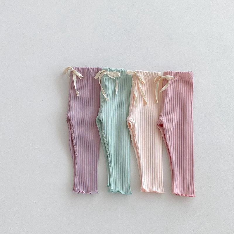 Product Introduction of 2024 Children Stripes Cotton Pants Fashion Casual Vertical Solid Leggings for Girls Baby Boy Bottoming Trousers Autumn Pantyhose 21