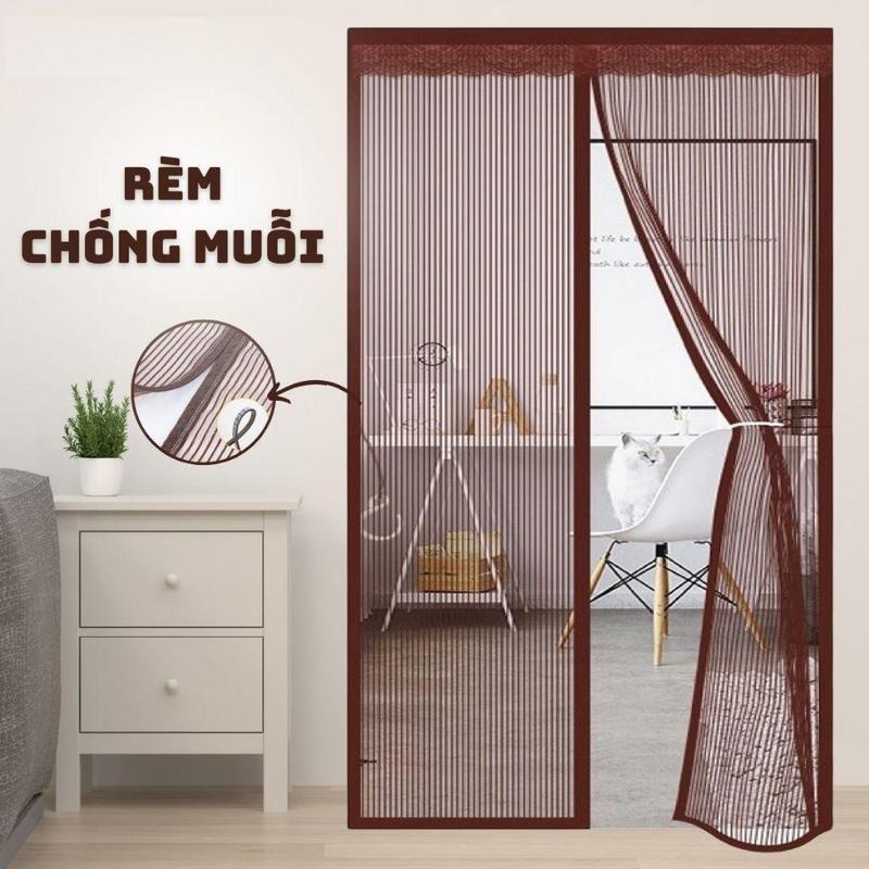 ( HCM) Rèm Chống Muỗi cửa chính Nam Châm Dán tường không đục - Rèm cửa từ tính Chống Muỗi, Chống Côn Trùng tự dính