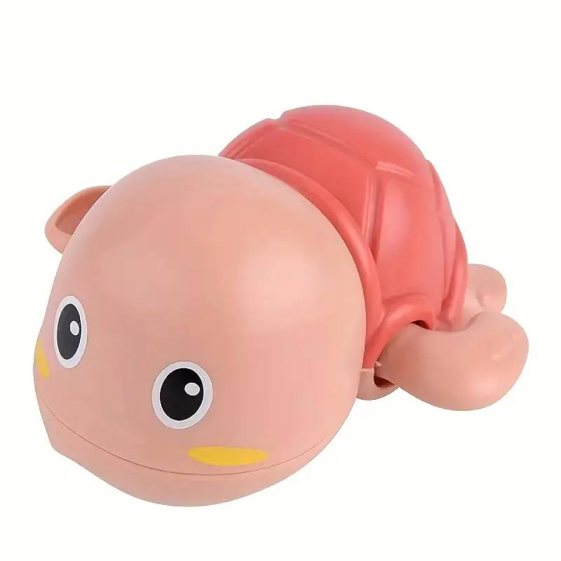 Random Cartoon Turtle Design Bath Toy, 1 Count Cute Animal Design Wind Up Bath Toy, Bath Toy For Kids 6