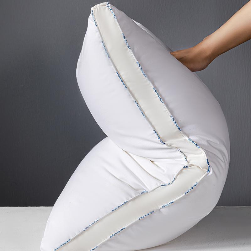 Product Introduction of Solid Color Pillow Insert, 2 Counts Modern Simple Skin-friendly Comfortable Pillow Core, Bedding Supplies for Home Hotel Dormitory 0