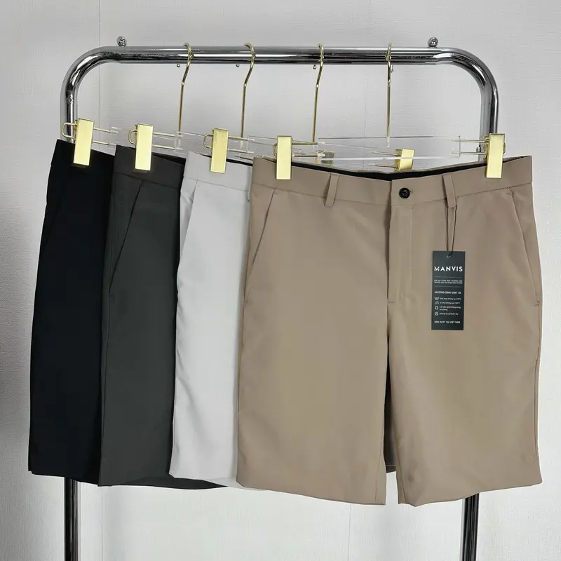 QUẦN SHORT ÂU dáng trẻ slimfit vải mềm mịn nhẹ mát, quần đùi tây âu nam 1