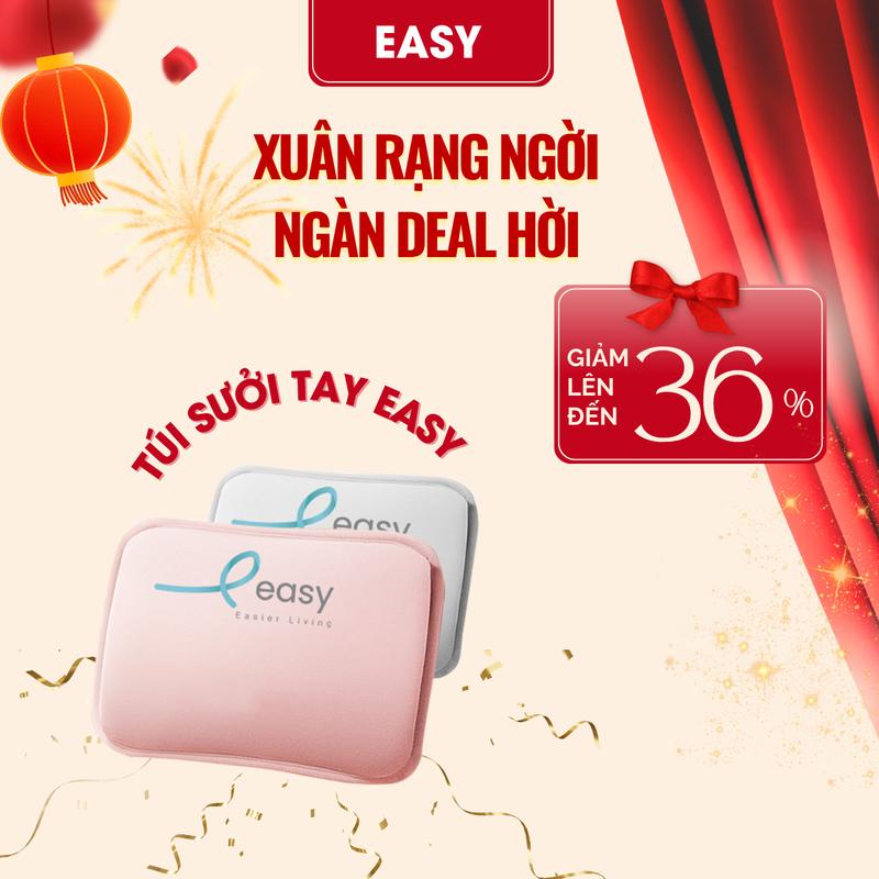Túi sưởi tay, Chườm nóng Easy, Chất liệu nhung mềm mịn, có sạc điện cao cấp chống cháy nổ an toàn khi sử dụng ,có sạc điện cao cấp chống cháy nổ an toàn khi sử dụng