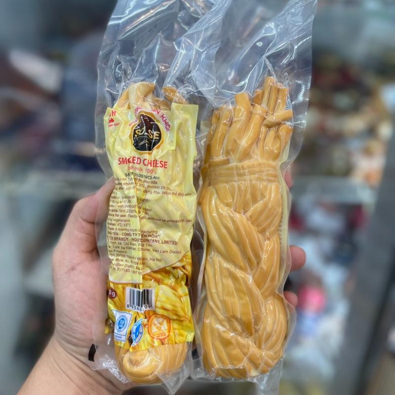 Cheese MẶN xé sợi hun khói Solse Nga 100g 3