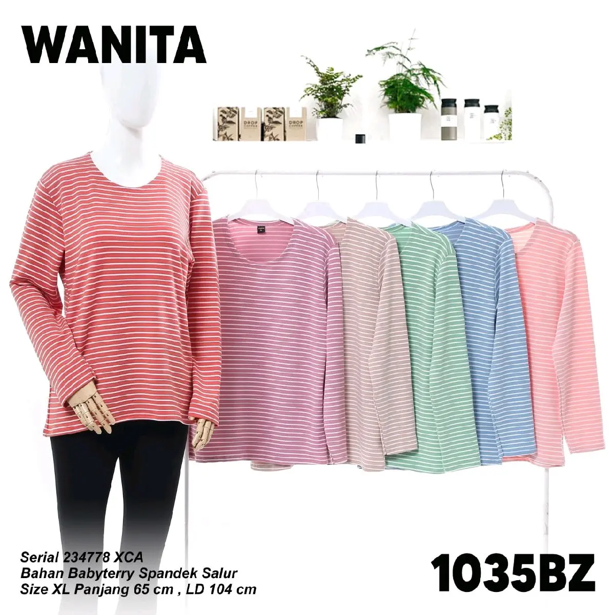 KAOS LENGAN PANJANG SALUR | KAOS LENGAN PANJANG REMAJA