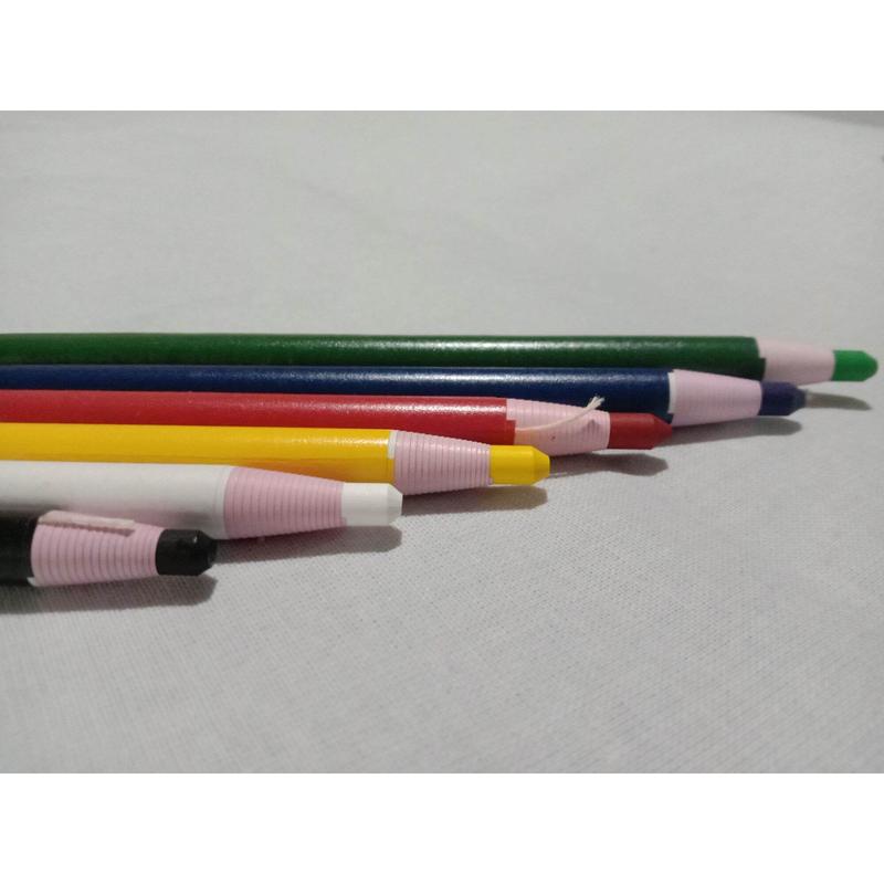 kapur pensil 6 warna \ pencil glass \  \ Alat jahit \ kebutuhan menjahit \ alat konfeksi \ alat alat mesin jahit \ suku cadang \ peralatan mesin jahit .. 7