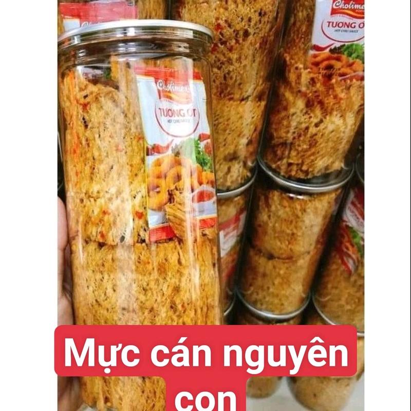  500gr mực cán nguyên con tẩm gia vị 