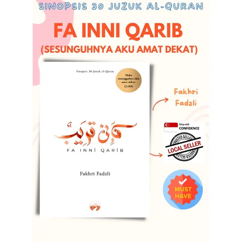 original Fa Inni Qarib (after I Am Very Close) (Malay Islamic Book)