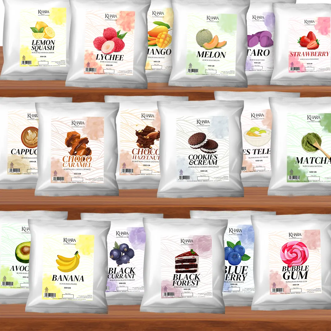 Bubuk Minuman 500Gr All Variant - Khara Flavoured Powder Drink Serbuk