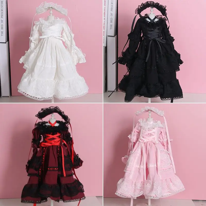BJD 1/3 1/4 Doll Clothes Lolita Skirt Dress Barbie Doll Clothes
