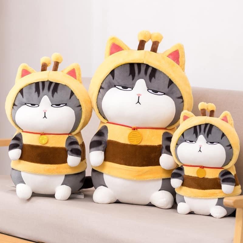 Gấu Bông  Mèo Cosplay Ong, Tuần Lộc, Gấu Trúc, Ech SIZE 40CM