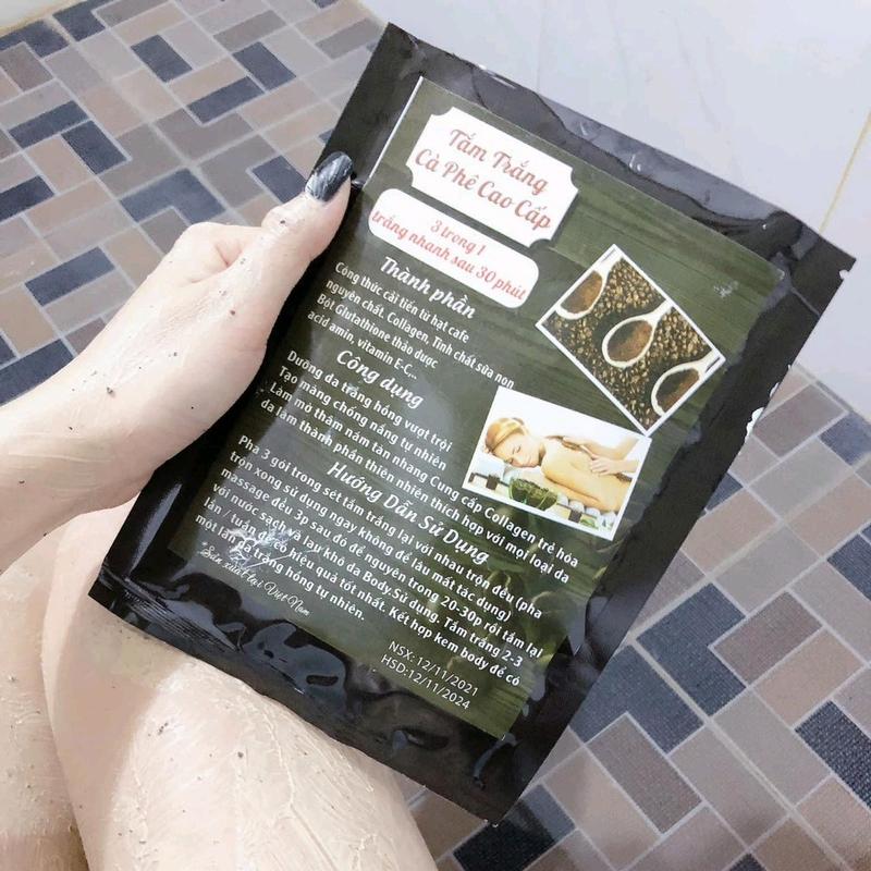 tắm trắng cafe làm sạch da Dưỡng Body Skincare