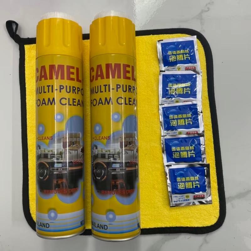 Combo chai vệ sinh nội thất Oto đa năng dạng bọt Came.l dung tích 650ml