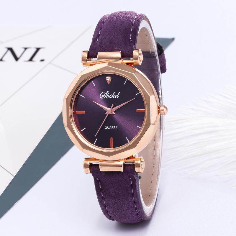 Product Introduction of Đồng Hồ Thắt Lưng Da Lì Xu Hướng Thời Trang, Dành Cho Nữ, Kim Cương, Phong Trào Thạch Anh, Đồng Hồ Quà Tặng Nữ 6