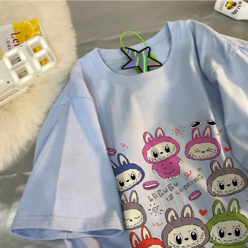 Kaos Bangkok Labu Labu Baju Labubu Bkk Kaos Distro Import Atasan Korea Kaos Labubu Premium Combed Dewasa Katun Wanita Panjang Sablon Oversize Pendek 3