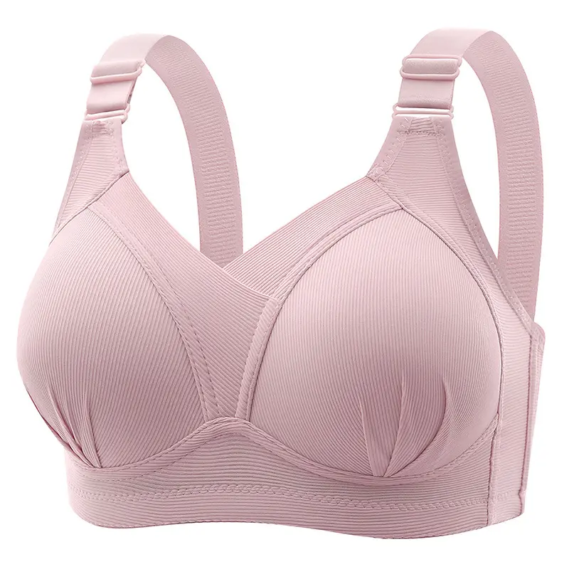 Áo Ngực Không Gọng, Nữ Cỡ Lớn, Phong Cách Mới, Chun, Thích Hợp Cho Cỡ 36-46, Bán Chạy, Mẫu Mới Nhung Voi 7