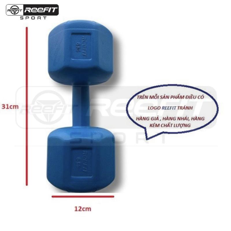 Vỏ tạ nhựa tay bát giác không ruột chưa nhồi (từ 6kg đến 12kg) 4