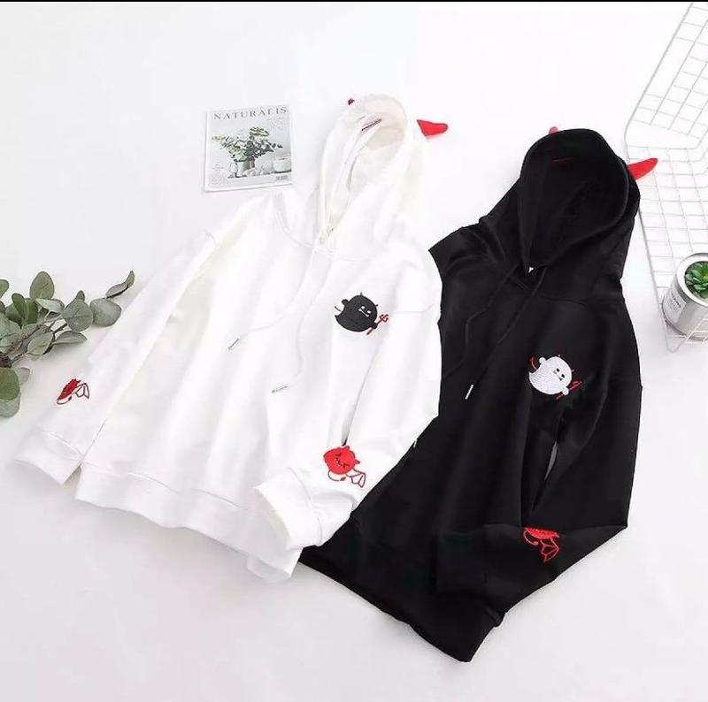 Áo Khoác Hoodie CON MA Nam Nữ Chất Nỉ Bông Dày Dặn Unisex 1