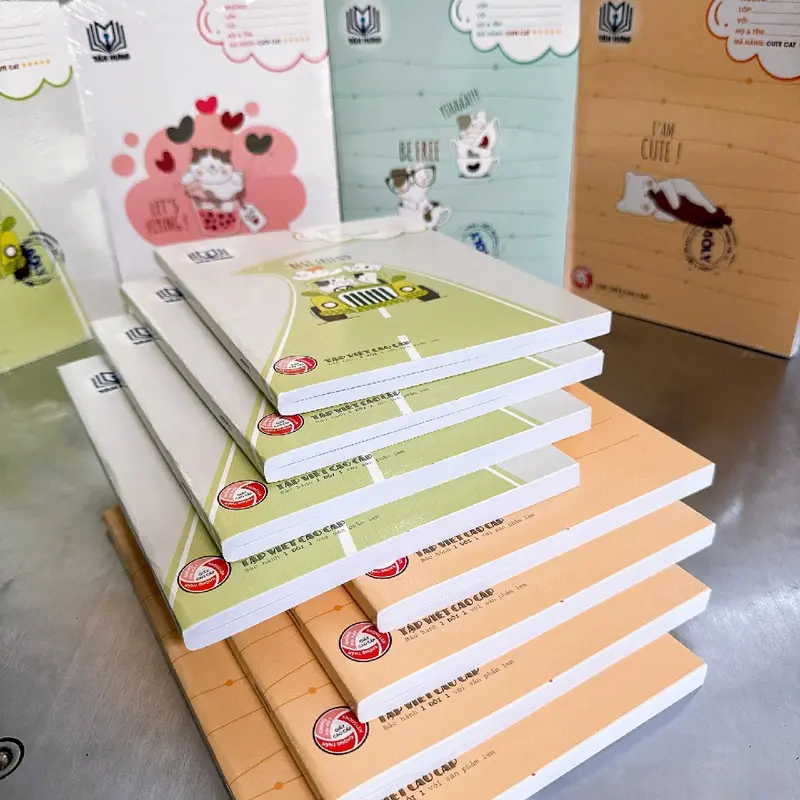 05 QUYỂN VỞ 200TRANG-CUTE CAT - CẤP 2 *GIẢM SÂU 35%* 1
