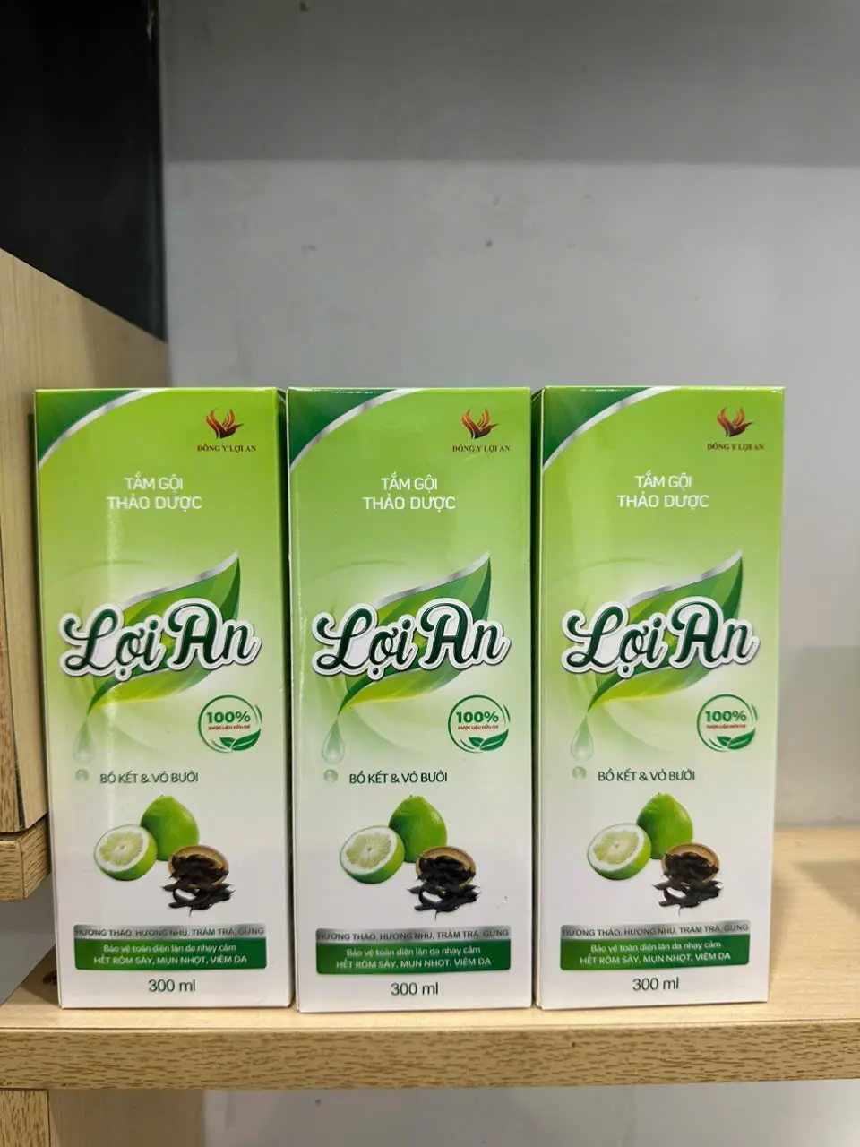 Combo 3 Chai Lớn Tắm Thảo Dược Thiên Nhiên Lợi An Cho Bé - Chăm Sóc Da Hiệu Quả