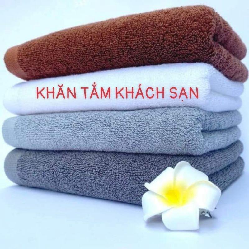 KHĂN TẮM KHÁCH SẠN SIZE 70X140CM Chất thấm hút Phòng tắm Mềm Có thể tái sử dụng 0