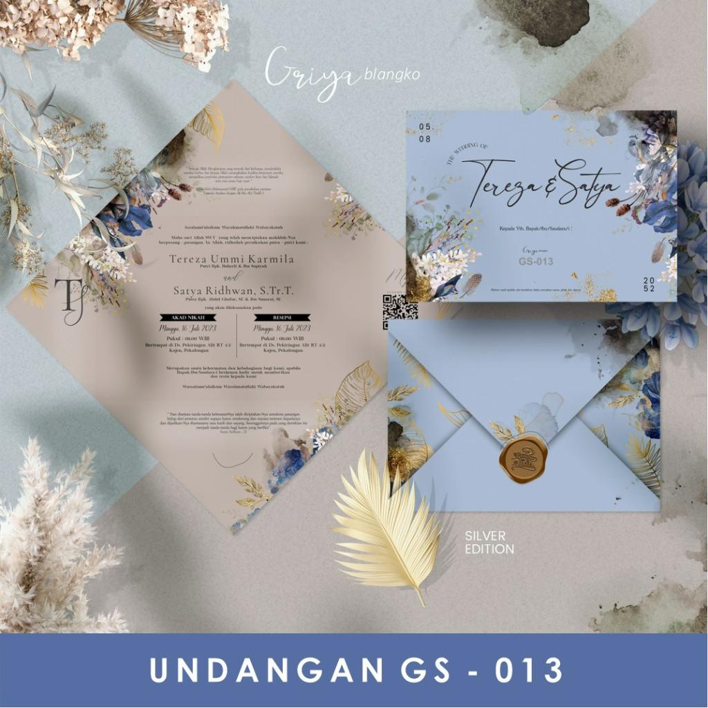 Undangan Pernikahan GRIYA GS 013 Elegan Modern Paket Lengkap 100 PCS Gratis Label & Plastik - JanjiKita | Default