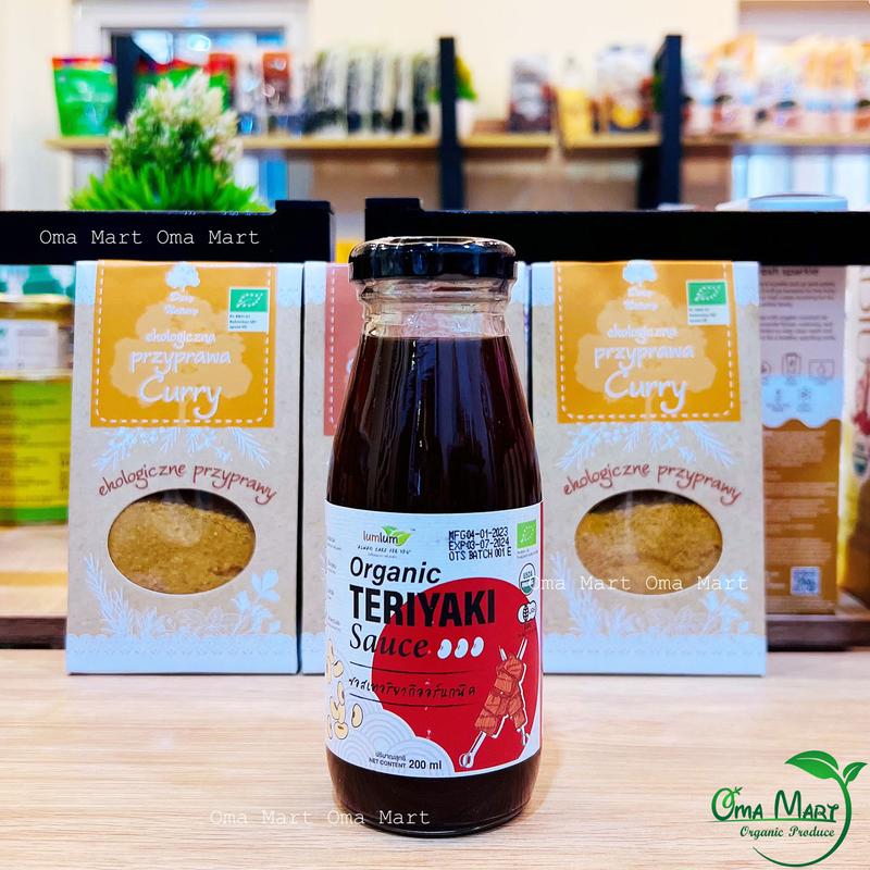 Sốt Teriyaki hữu cơ Lumlum 200ml Nước Sốt Gia Vị