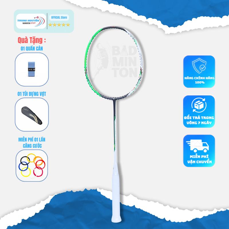 Vợt Cầu Lông Halbertec 3000 Bản 4U Chính Hãng Căng Dây Sẵn 11kg.Tặng Kèm 1 Quấn Cán.Tặng Kèm 1 Bao Đựng Vợt BH 2 Tháng .Sport.cacbon Nam Cán Vợt