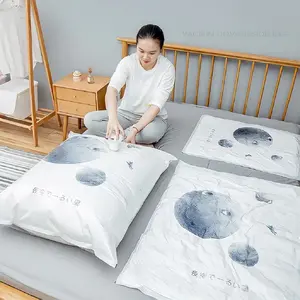 YHOME Vakum Kantong Pakaian/Plastik Vacum Baju Laundry Travel Bag Kompresi Seprei Selimut Pakaian Plastic Vacuum/Vacuum Bag Storage Bag Plastik Kompres Y178