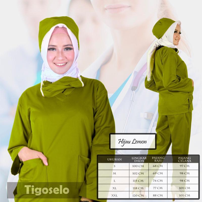 BAJU OKA LENGAN PANJANG HIJAU LEMON 1