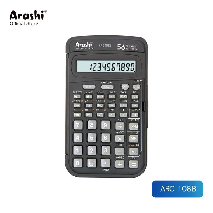 Gambar Arashi Kalkulator ARC 108B / 10 Digit / Scientific Calculator dari Arashi asia Kab. Tangerang Tokopedia