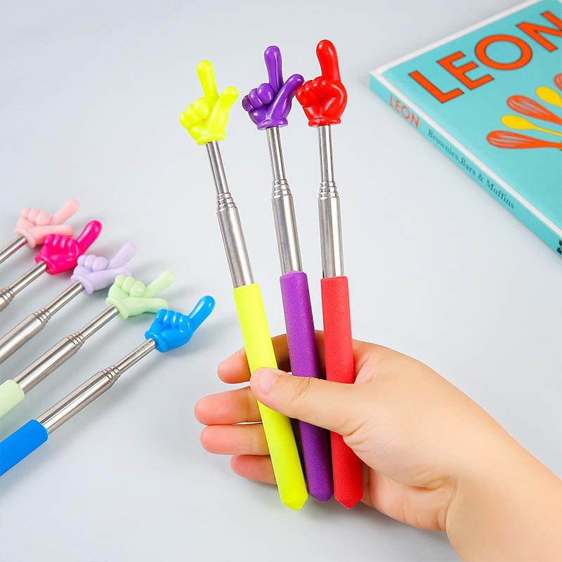 Que chỉ bảng cho giáo viên hình ngón tay, dụng cụ đồ dùng giảng dạy có thể thu gọn và kéo dài tiện lợi 5