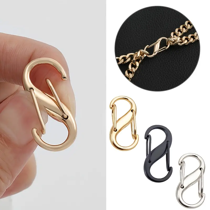 3 Zipper Clip Anti-Theft Device, Double Opening Zipper Lock Anti-Theft, S-Shaped Zipper Lock Is Suitable for Backpack to Keep Zipper Closed, Suitable for Travel Camping Luggage yoga  sit 1