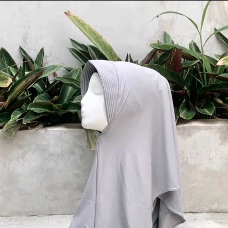 HIJAB BERGO SIZE M /hijab pet antem /hijab jersey /Kenan/ hijab bergo terbaru Instan Nyaman Muslim Casual 3