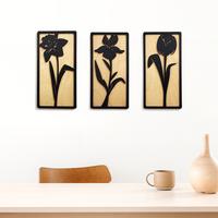 Gambar Hiasan Dinding Kayu Aesthetic Ruang Tamu Pajangan Kayu Motif Bunga CTKKK05-07 - Bunga 1 dari Trigi Homedecor Kab. Bogor 2 Tokopedia