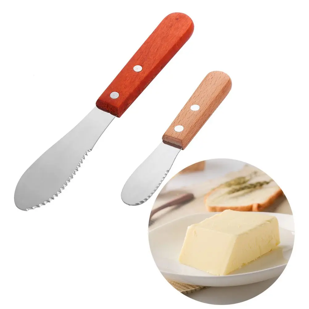 Eco-Friendly Cutlery Stainless Steel Butter Spatula Cheese Tools Cream Scraper Kitchen Accessories
