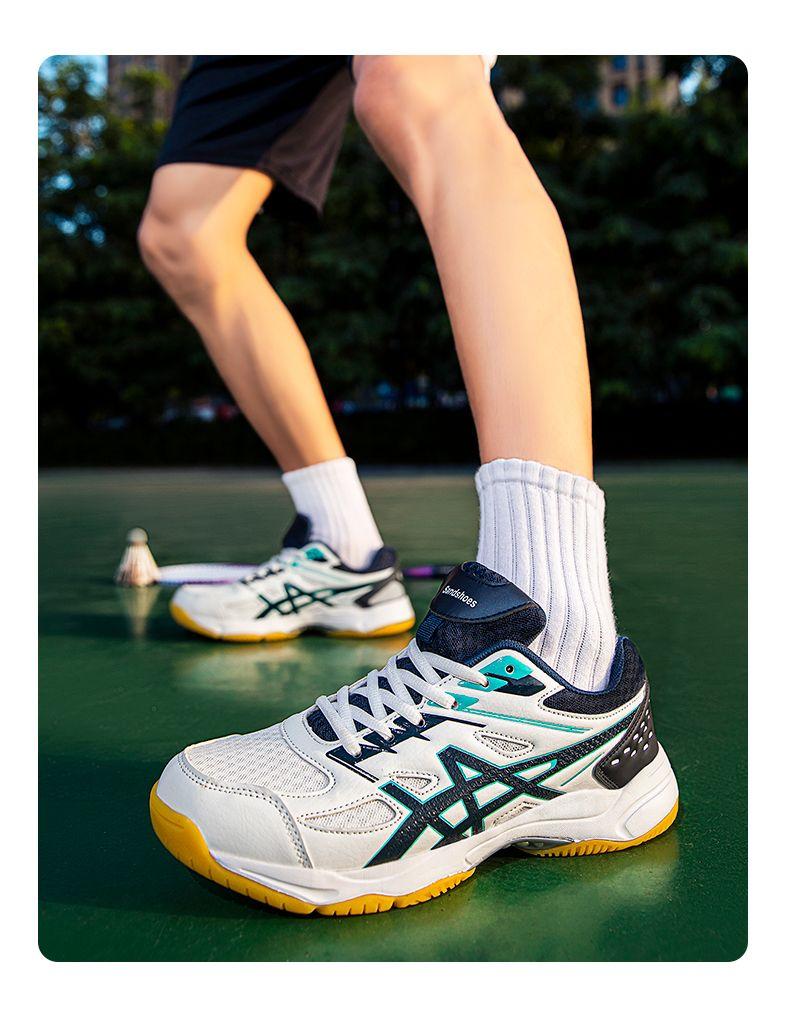 Product Introduction of Pudian Brand New Badminton Shoes for Men and Women, Non-slip and Wear-resistant Tennis Shoes, Breathable Professional Sports Competition Tennis Shoes for Men nam 38