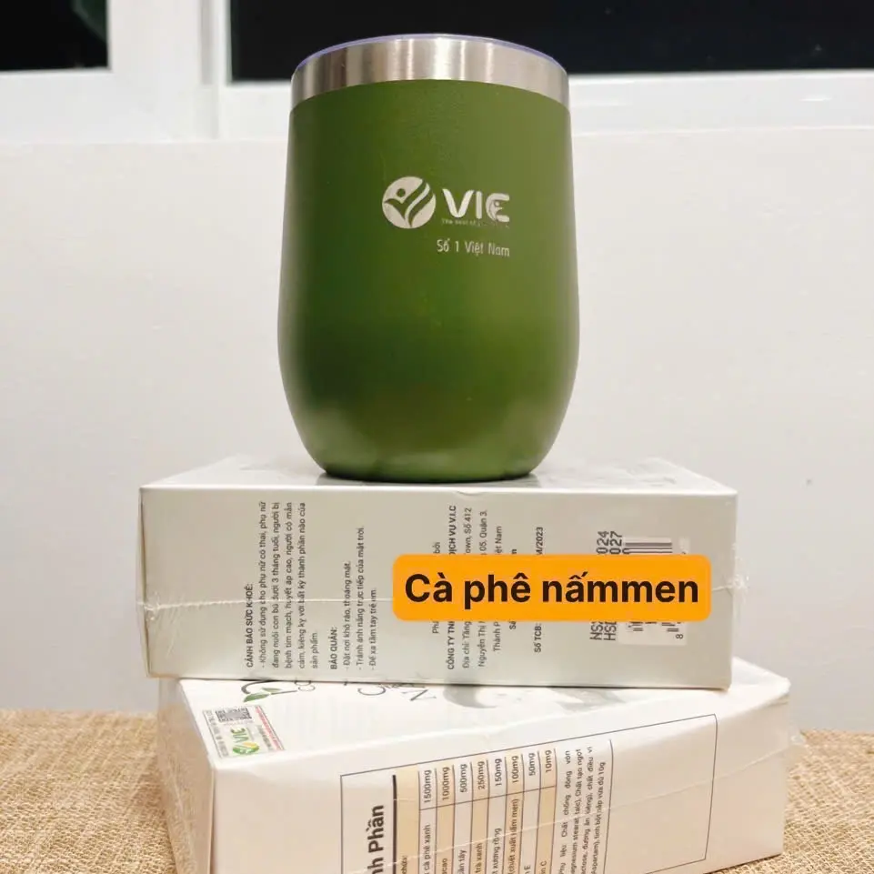 2 hộp cà phơ “nén măm” tặng kèm Ly giữ nhiệt (mẫu ngẫu nhiên)