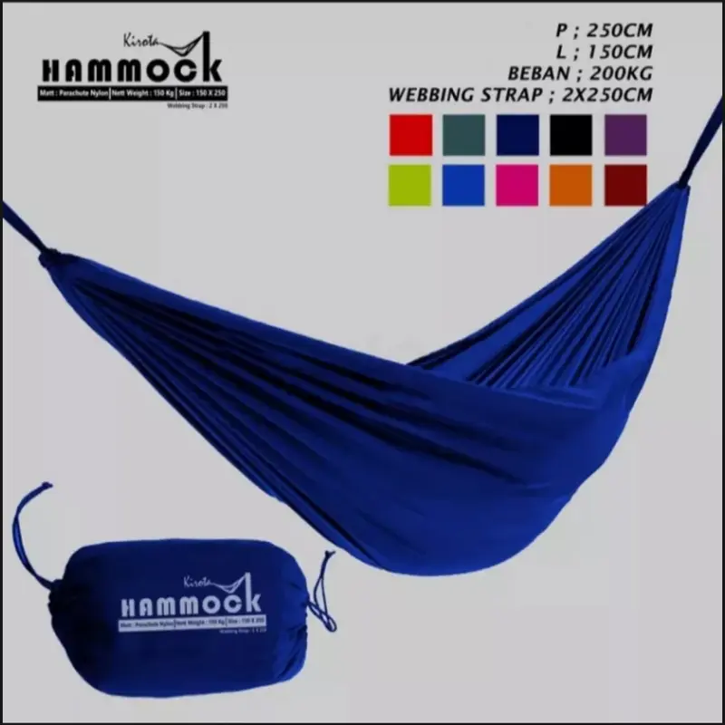 Hammock/hammock dewasa tebal 2 orang /hamok/ayunan/ayunan duduk goyang/ayunan gantung/ayunan gantung yg kuat besi/ayunan jaring pohon dewasa//hammock 150kg tebal/hammock bahan tebal dobel/hammocjumbo/hammoc Camping 0